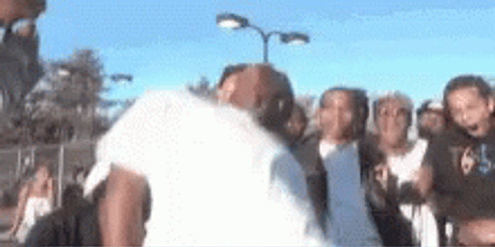 People Dancing Rap Battle Street Party GIF
