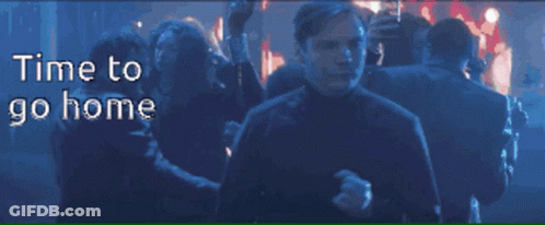 People Dancing Time To Go Home GIF