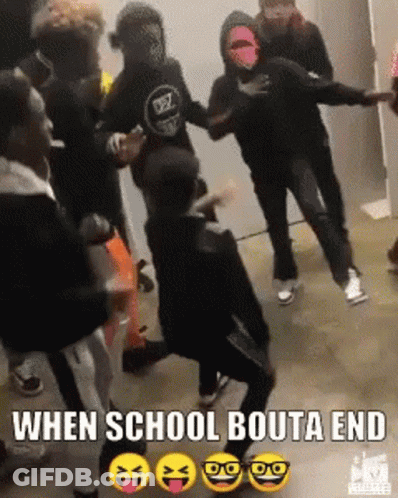 People Dancing When School Ends GIF
