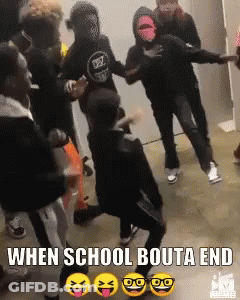 People Dancing When School Ends GIF