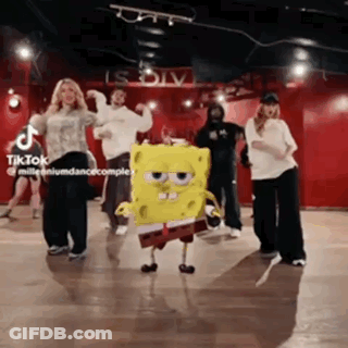 People Dancing With SpongeBob SquarePants GIF