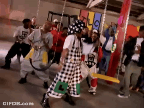 People Dancing With Swings GIF