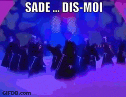 People Dancing With Words Sade Dis-Moi GIF