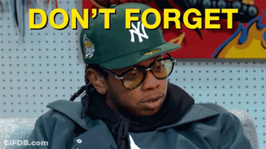 People Dont Forget Please GIF