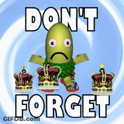 People Dont Forget Things GIF