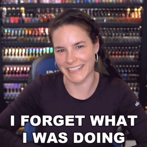 People Dont Forget What I Was Doing GIF
