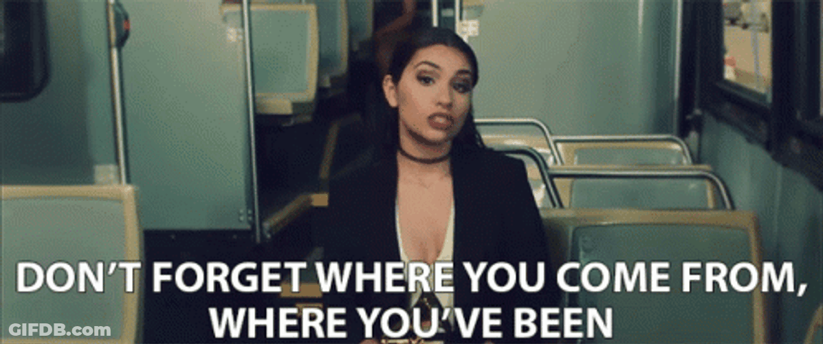 People Dont Forget Where You've Been GIF