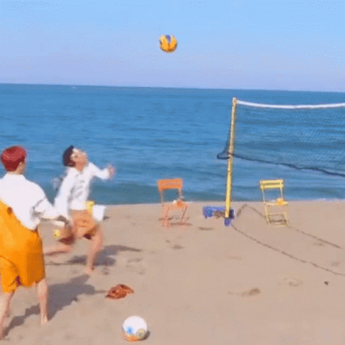 People Falling Beach Volleyball Bum Fail GIF