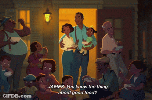 People Gathered At House With James GIF