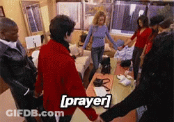 People Holding Hands In Prayer Circle GIF