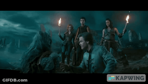 People Holding Torches Did That Count As A Question GIF