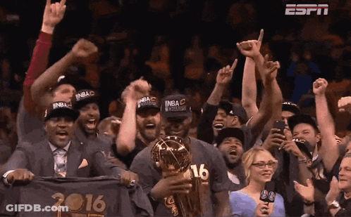 People Holding Trophy 2016 GIF