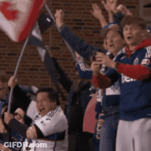 People In Blue And White Jerseys Saying Ben GIF