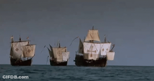People In Boat On Water GIF