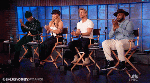 People In Director Chairs World Of Dance GIF