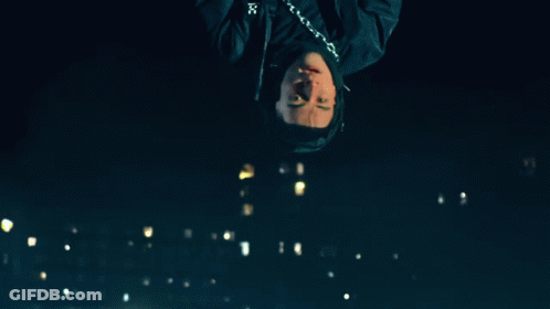 People In Hooded Jackets With X GIF