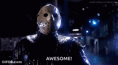 People In Jason Voorhees Masks Get Fucked GIF