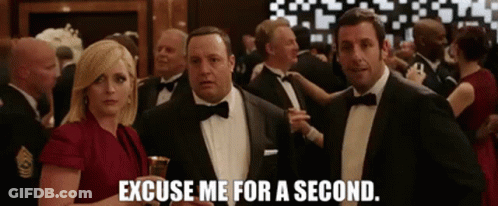 People In Room Excuse Me For A Second GIF