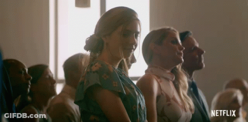 People In Room With Netflix Logo GIF
