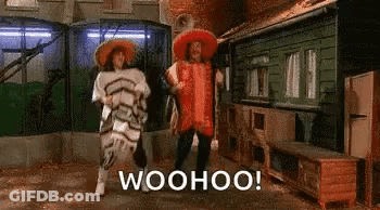 People In Sombreros Dancing Woohoo GIF