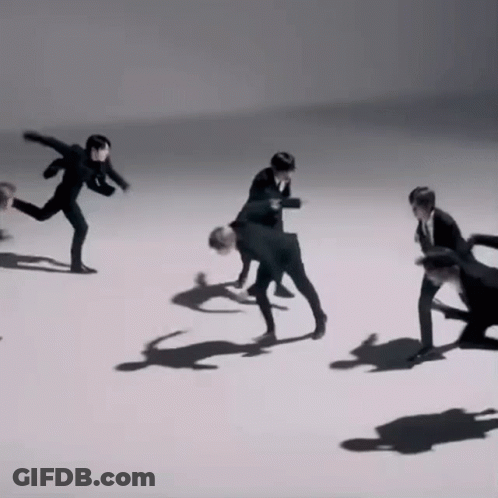 People In Suits Dancing GIF
