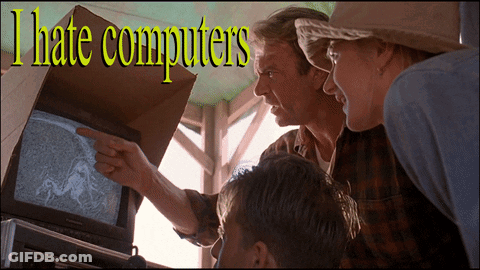 People Looking At Computer Saying I Hate Computers GIF