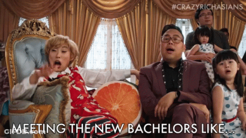 People On Couch Meeting The New Bachelors Like GIF