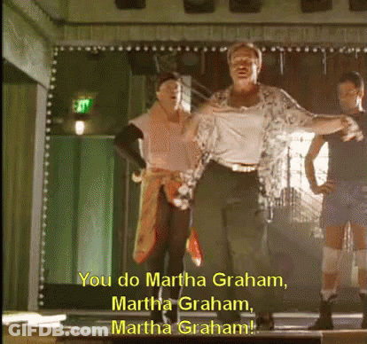 People On Stage Saying You Do Martha Graham GIF