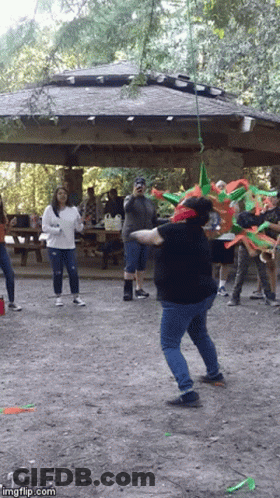 People Playing Game In Park GIF
