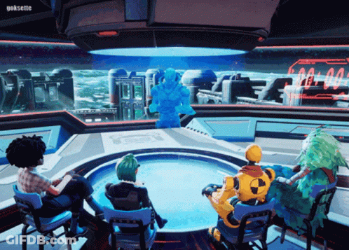 People Sitting Around Table Goksette GIF