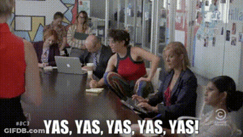 People Sitting Around Table Yelling GIF