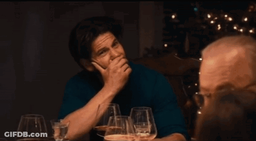 People Sitting At Candlelit Table GIF