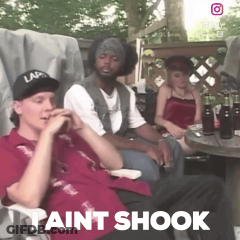 People Sitting At Table Paint Shook GIF