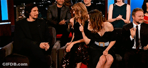 People Sitting In Chairs With Jimmy Kimmel GIF