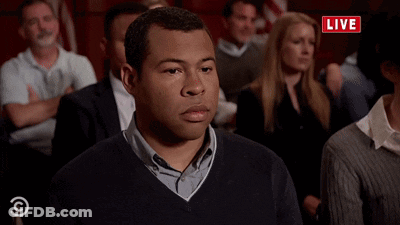 People Sitting In Room With Red Live Sign GIF