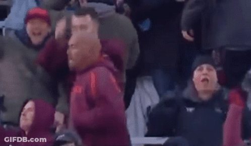 People Sitting In Stadium Watching Game GIF