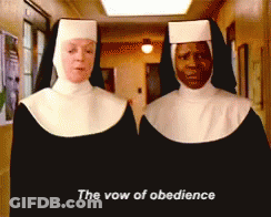 People Standing And Looking At Each Other GIF