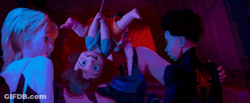 People Standing Around Upside Down Baby GIF