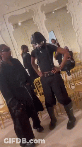 People Standing In Front Of Mirror GIF