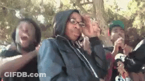 People Standing In Park GIF