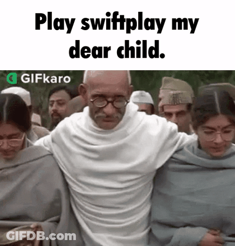 People Surrounding Man In White Shirt And Glasses GIF