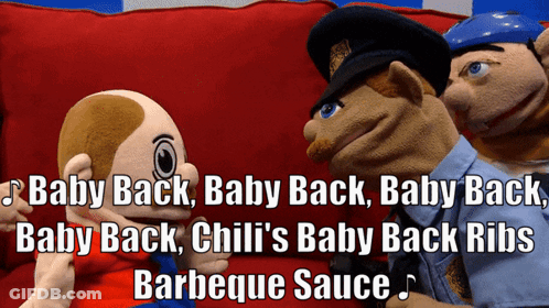 People Walking There Is Chili's Down That Hole GIF