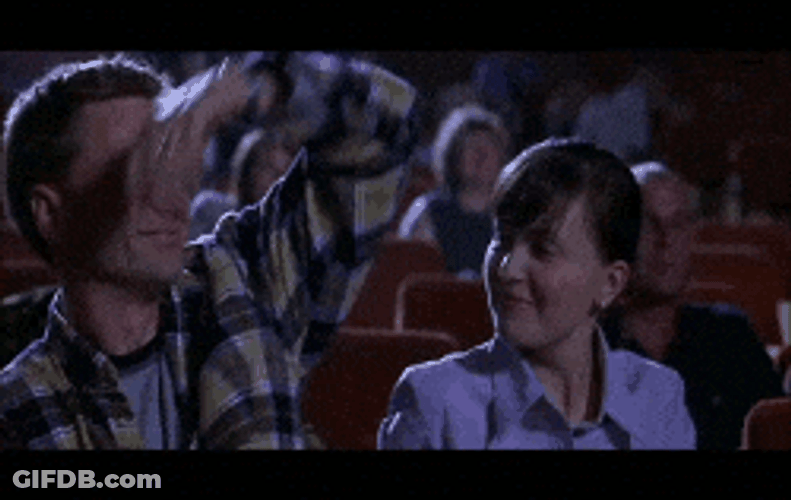 People Watching Nimona Movie GIF