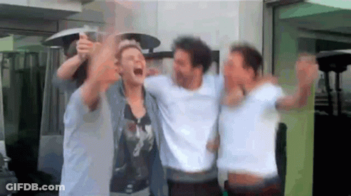 People With Arms In Air GIF