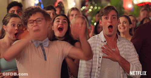 People With Open Mouths Netflix Logo GIF