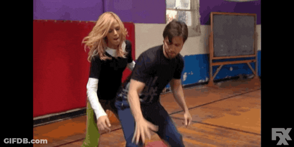 Peoples Elbow Hit Head Basketball GIF