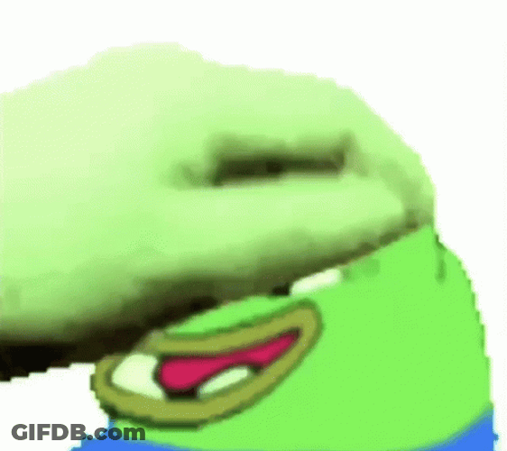 Pepe Frog Getting Pats GIF
