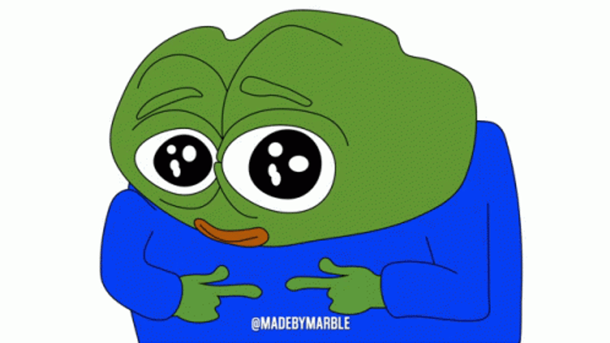 Pepe Frog Innocent Looking GIF
