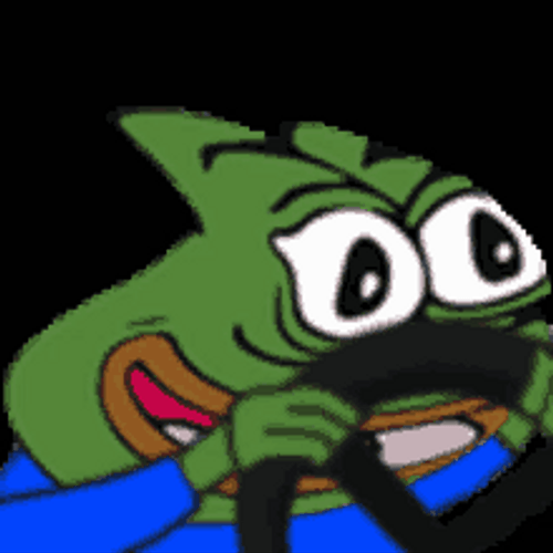 Pepe Frog Meme Funny Face Driving GIF