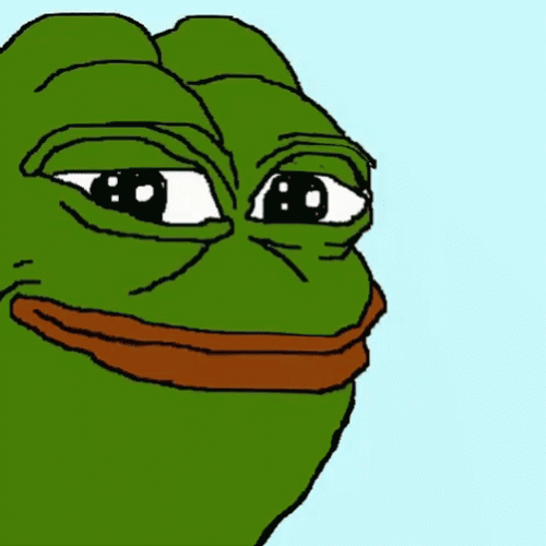 Pepe Frog Nodding GIF